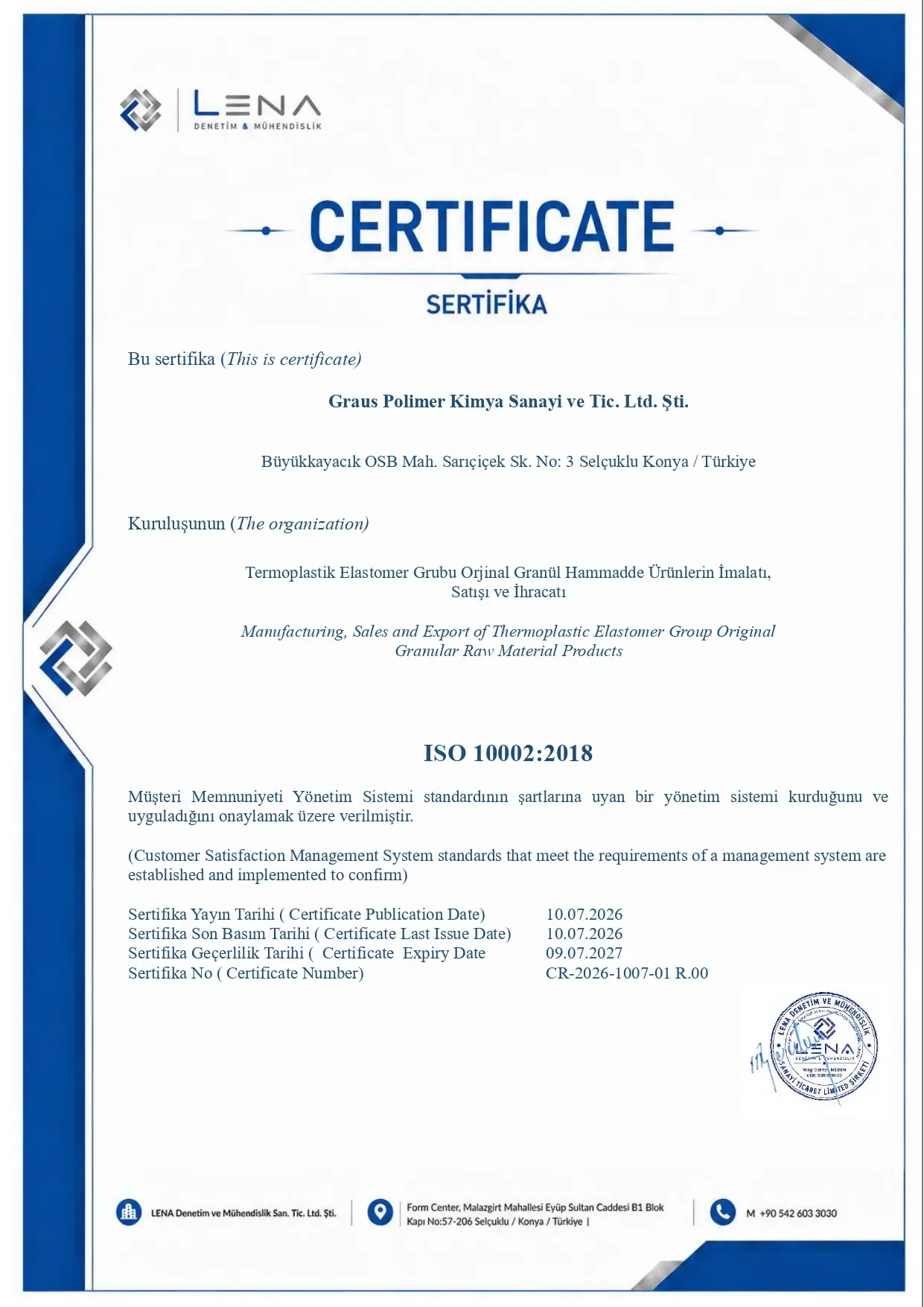 ISO 10002:2018